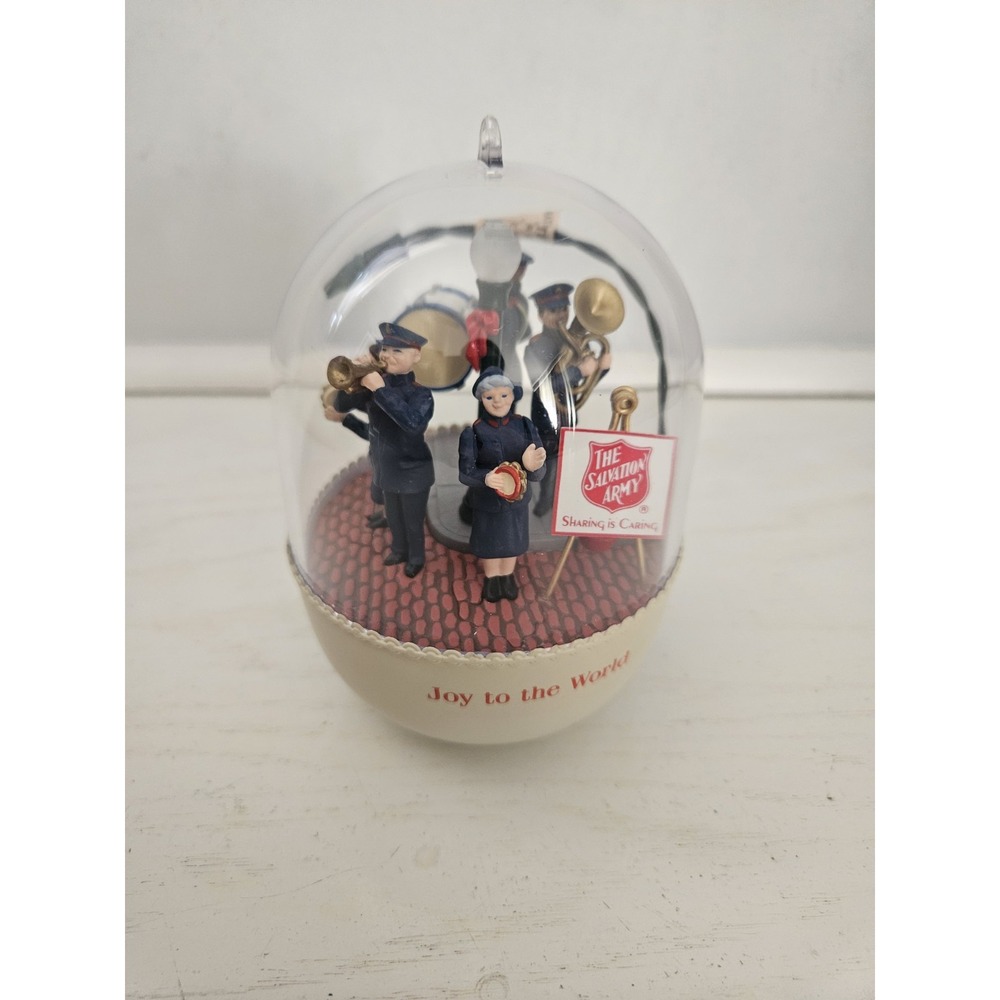 Hallmark 1991 Salvation Army‎ Band Magic Light Motion Keepsake Ornament Tested